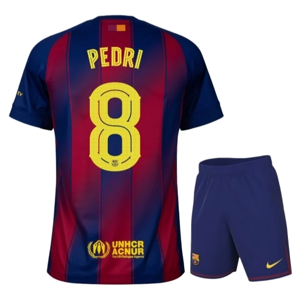Dječji Dres Komplet FC Barcelona Pedri 8 Domaći 2025-2026 Dječji Dres Komplet FC Barcelona Pedri 8 Domaći 2025-2026