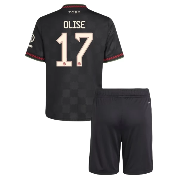 Dječji Dres Komplet FC Bayern München Olise 17 Treći 2025-2026 Dječji Dres Komplet FC Bayern München Olise 17 Treći 2025-2026