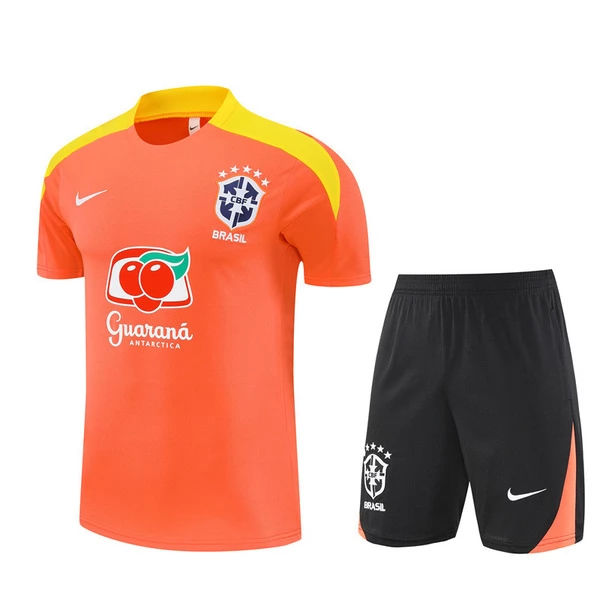 Dječji Trening Majica Komplet Brazil 2025-26 - Shorts Orange Dječji Trening Majica Komplet Brazil 2025-26 - Shorts Orange