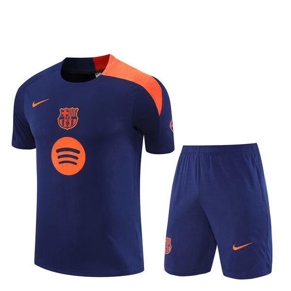 Dječji Trening Majica Komplet FC Barcelona 2025-26 - Shorts Plava Dječji Trening Majica Komplet FC Barcelona 2025-26 - Shorts Plava