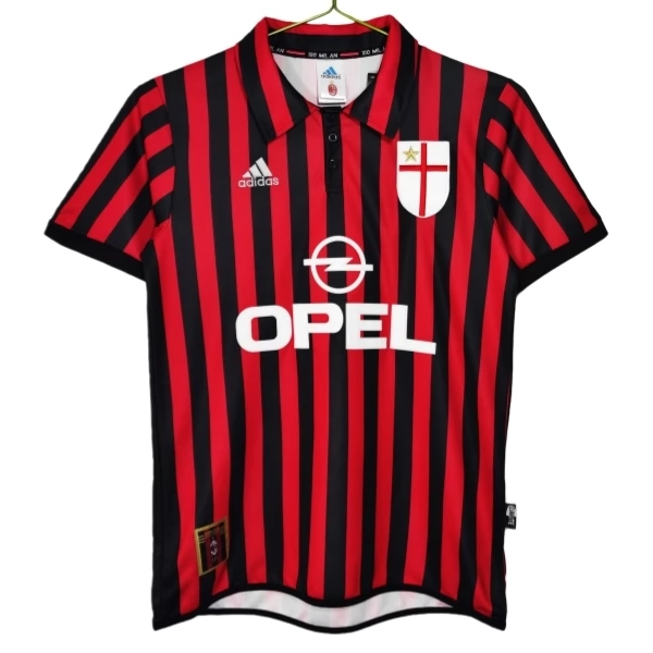 Dres Komplet AC Milan Domaći Retro 1999-2000 Dres Komplet AC Milan Domaći Retro 1999-2000