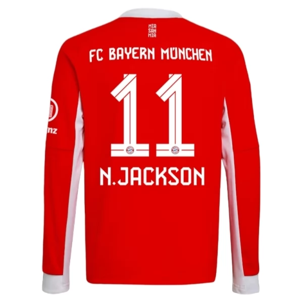 Dres Komplet FC Bayern München N.Jackson 11 Domaći 2025-2026 Dugi Rukav Dres Komplet FC Bayern München N.Jackson 11 Domaći 2025-2026 Dugi Rukav