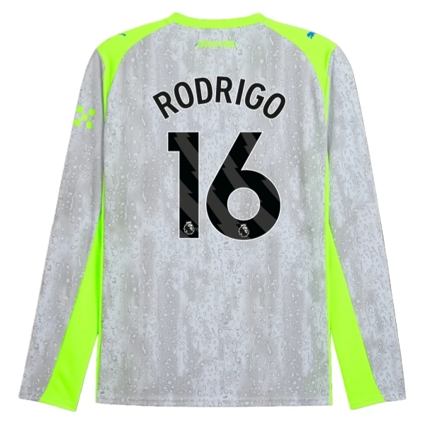 Dres Komplet Manchester City Rodrigo 16 Treći 2025-2026 Dugi Rukav Dres Komplet Manchester City Rodrigo 16 Treći 2025-2026 Dugi Rukav