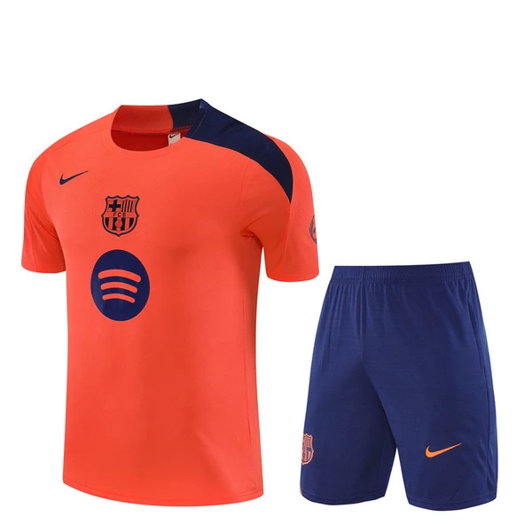 Trening Majica Komplet FC Barcelona 2025-26 - Shorts Orange Trening Majica Komplet FC Barcelona 2025-26 - Shorts Orange