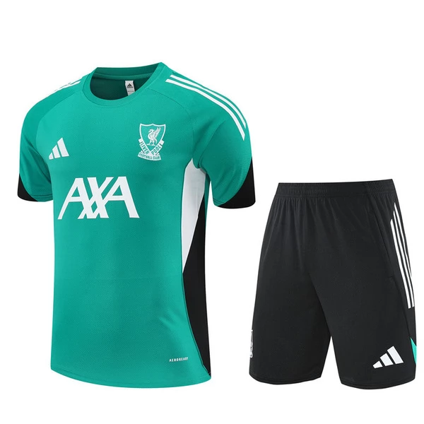 Trening Majica Komplet Liverpool 2025-26 - Shorts Zelena Trening Majica Komplet Liverpool 2025-26 - Shorts Zelena