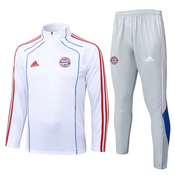 Trenirka za Trening Komplet FC Bayern München 2025-26 - 1-4 Zip Bijela Trenirka za Trening Komplet FC Bayern München 2025-26 - 1-4 Zip Bijela