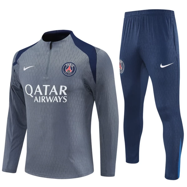 Trenirka za Trening Komplet Paris Saint Germain 2025-26 - 1-4 Zip Siva Trenirka za Trening Komplet Paris Saint Germain 2025-26 - 1-4 Zip Siva